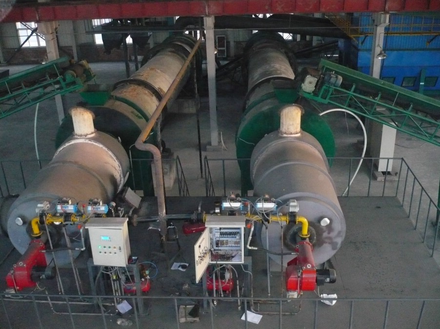 Fertilizer drying line